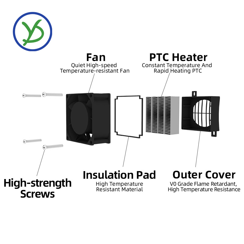 Insulated PTC Heater 12V~220V  - Ceramic Heat Emitter ulasan dan harga