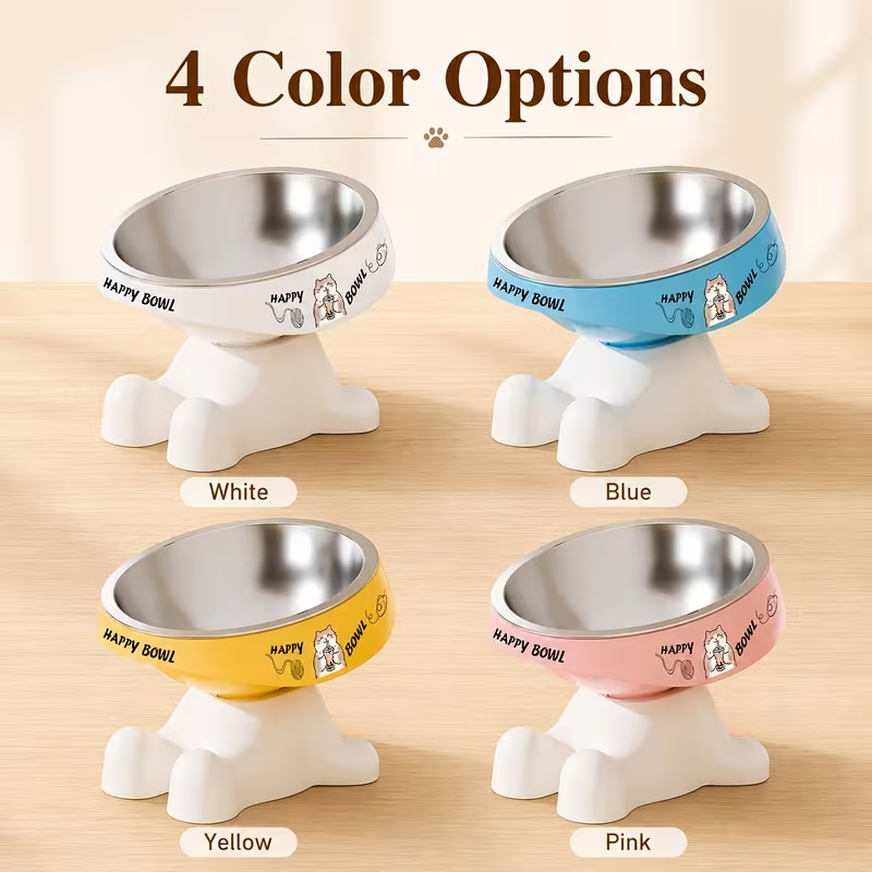 Cute Elevated Pet Bowl, Raised - Royal Canin Food Medium ulasan dan harga