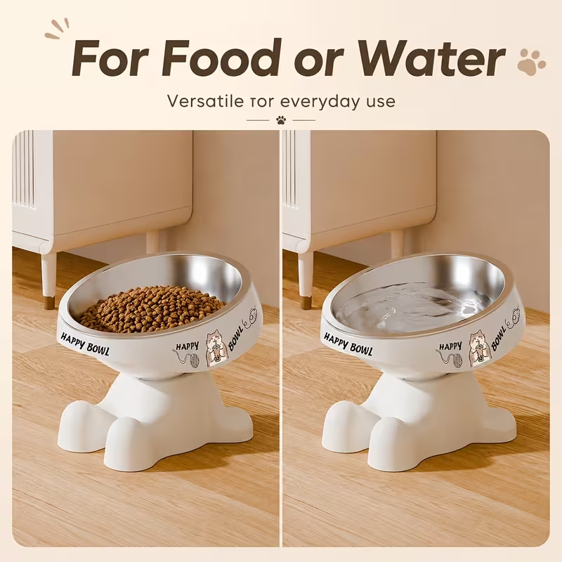 Cute Elevated Pet Bowl, Raised - Royal Canin Food Medium ulasan dan harga